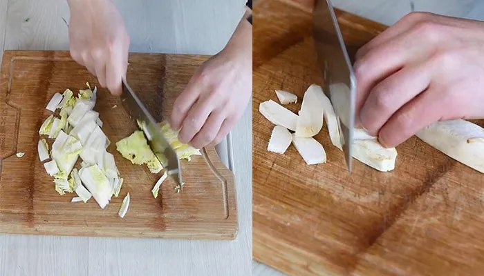 大白菜怎么做好吃 杏鲍菇烩白菜的做法