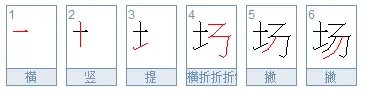 场的多音字组词