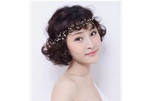 短发婚纱照发型图片 2017好看唯美的短发发型