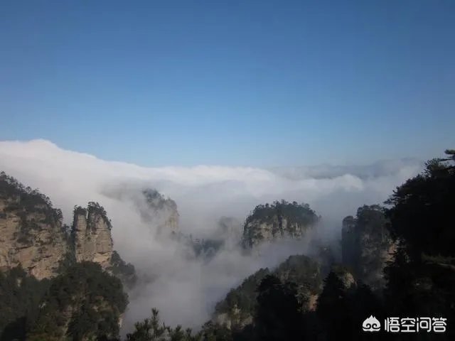 天门山国家森林公园  武陵源风景区区别