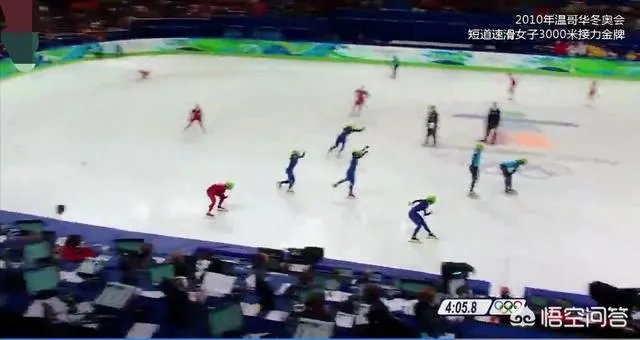 2010冬奥会短道速滑领奖台上张会怎么脸上有纱布？