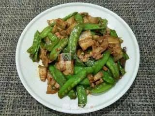 荷兰豆炒五花肉