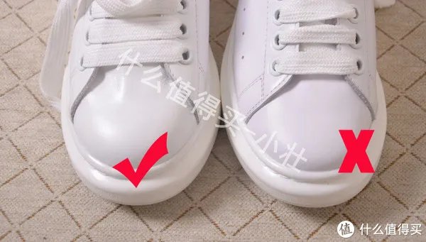 麦昆白鞋真假对比