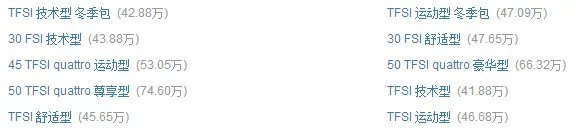 奥迪Q5最低多少钱 奥迪Q5最新报价