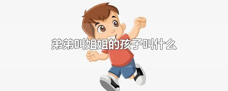 弟弟叫姐姐的孩子叫什么