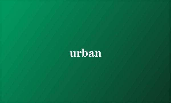 urban