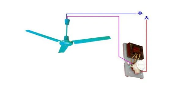 电风扇电容的正确接线图
