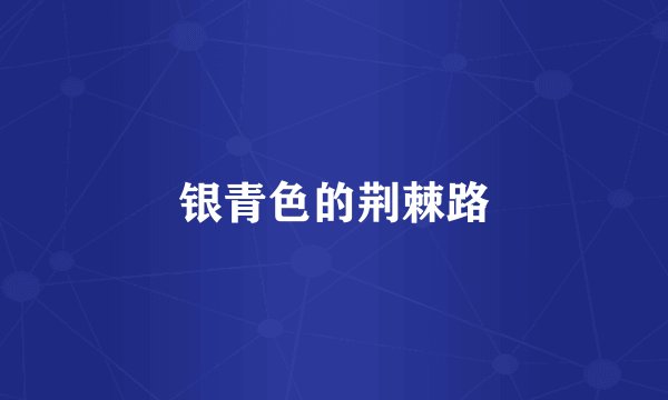 银青色的荆棘路