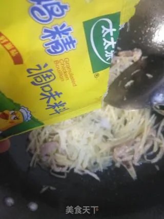 土豆丝炒肉