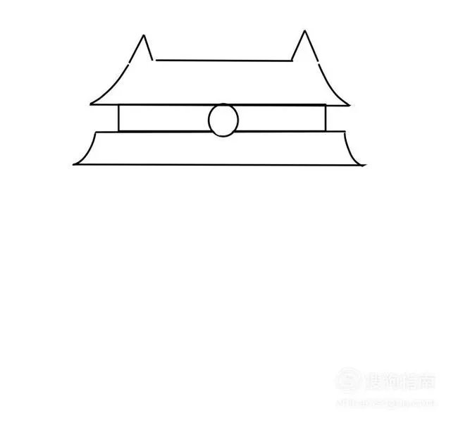 画天安门的简笔画？