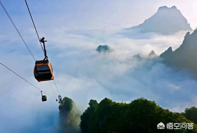 天门山国家森林公园  武陵源风景区区别