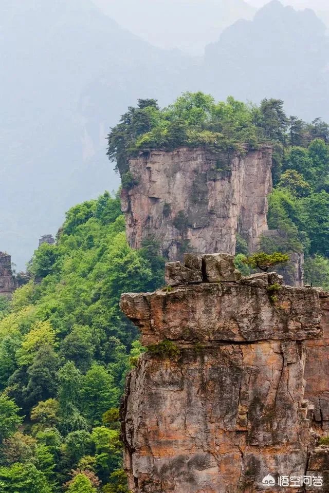 天门山国家森林公园  武陵源风景区区别