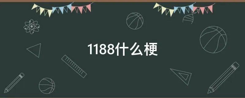 1188什么梗