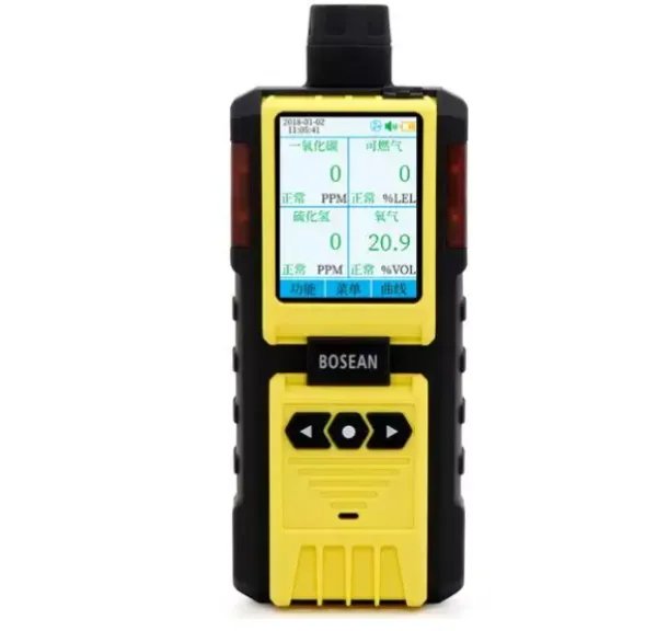 四合一气体检测仪可检测的四种气体浓度的安全范围分别是多少