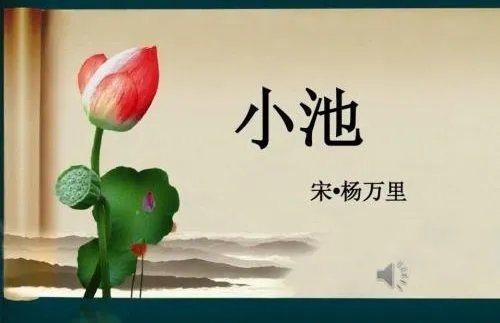 古诗小池的意思？