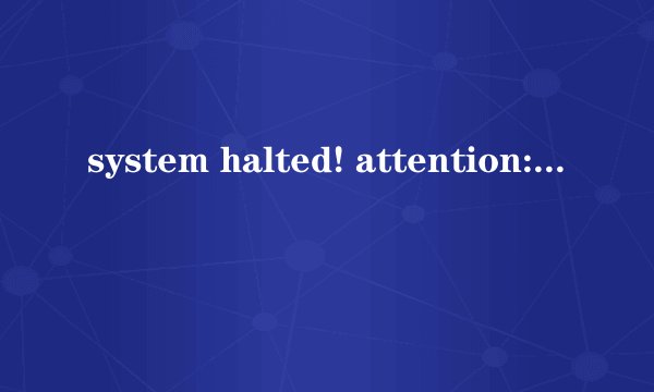 system halted! attention: unsupported video configuration detected action is required this computer