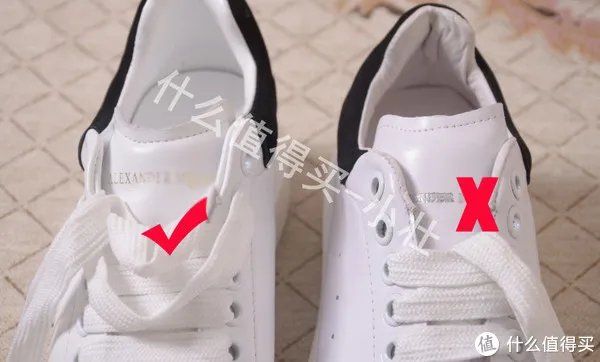 麦昆白鞋真假对比