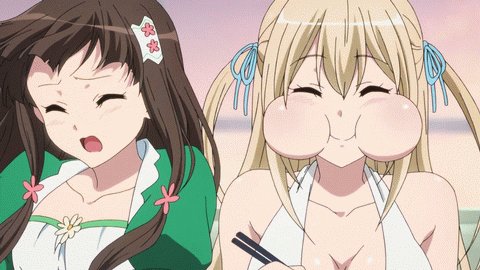 十月番福利GIF图再临 跟巨乳五十铃老师学姿势