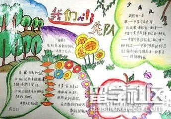 少先队员手抄报图片