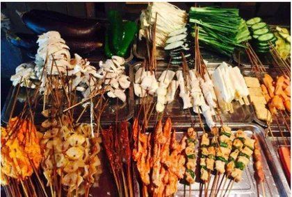 串串香摆摊图片大全