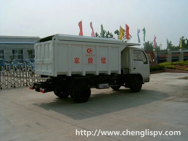 自卸式垃圾车是怎么密封的？有图片吗？