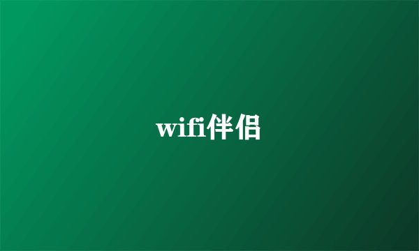 wifi伴侣