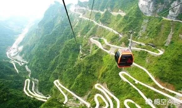 天门山国家森林公园  武陵源风景区区别