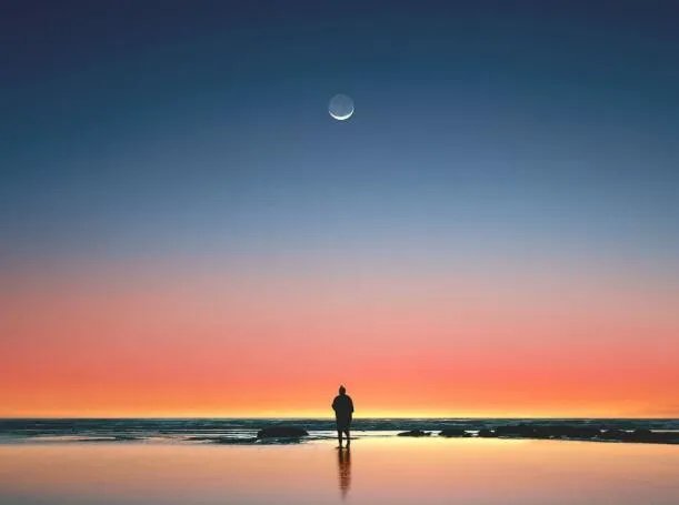 金星伴月图片 最新金星伴月浪漫壮观图集