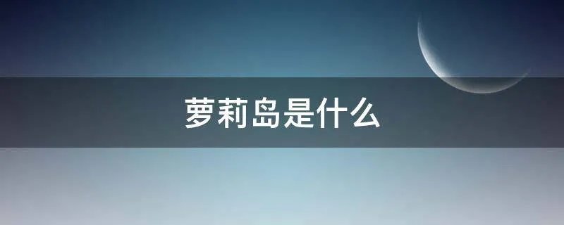 萝莉岛是什么