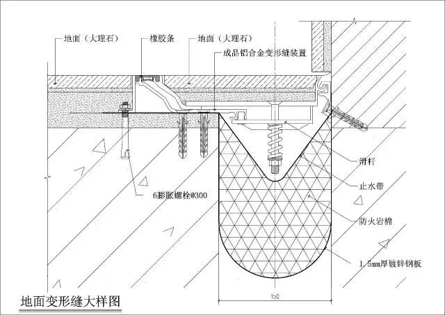 室内变形缝的处理做法