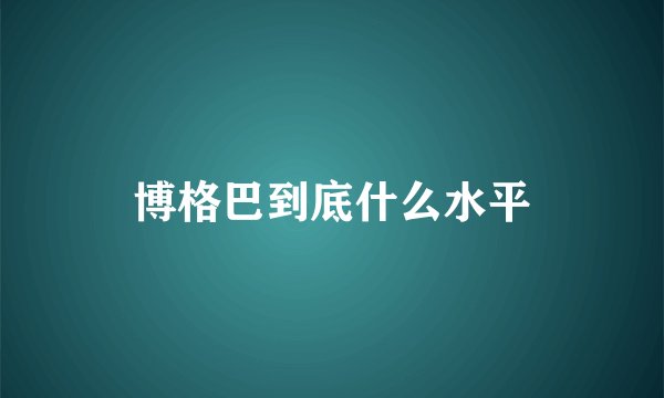 博格巴到底什么水平
