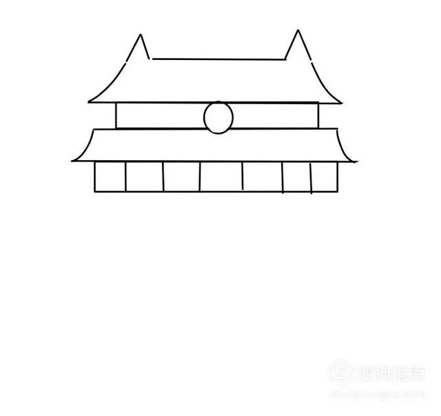 画天安门的简笔画？