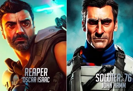 玩家用AI绘制全明星《守望先锋》英雄 这Dva认真的？