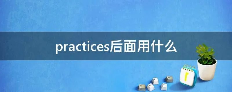 practices后面用什么