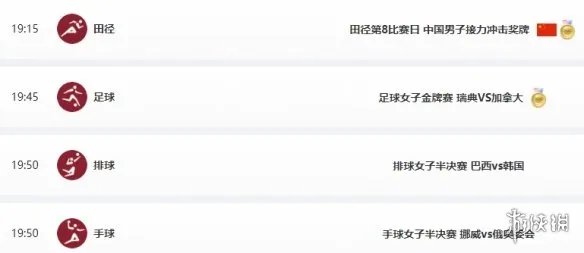 东京奥运会8月6日赛程 8月6日奥运会赛程分享