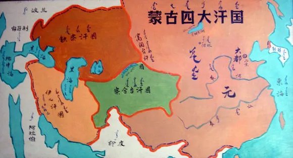 元朝疆域图：元朝地图最大时全图，元朝疆域变化图