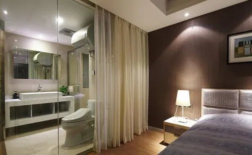 卫生间玻璃隔断效果图 让你的生活更加美妙