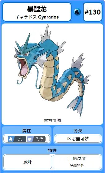 《宝可梦剑盾》暴鲤龙怎么样 暴鲤龙配招属性介绍