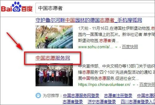 全国志愿服务信息系统官网