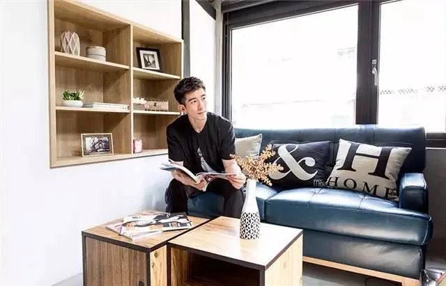 贾静雯老公亲手打造的硬汉Loft风,颜值也超高!