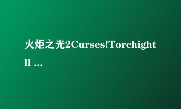 火炬之光2Curses!Torchight ll has crashed! 这个垃圾问题。。