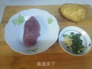 土豆丝炒肉