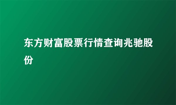东方财富股票行情查询兆驰股份