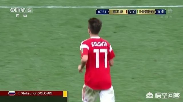 世界杯首场比赛俄罗斯5:0完胜沙特阿拉伯,戈洛文2助攻1进球,如何评价他在本场比赛中的表现?