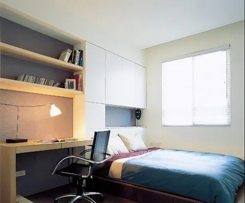 榻榻米衣柜床一体装修效果图 榻榻米床衣柜一体设计案例