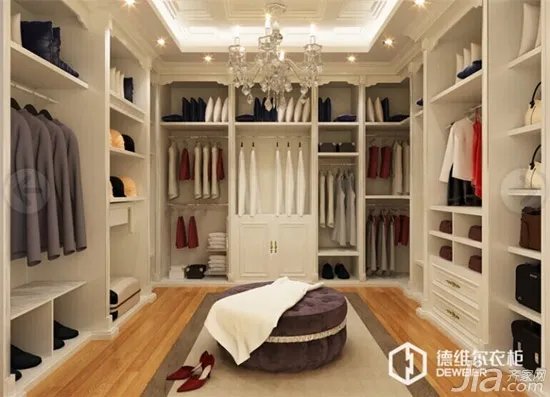 德维尔衣柜衣帽间效果图欣赏