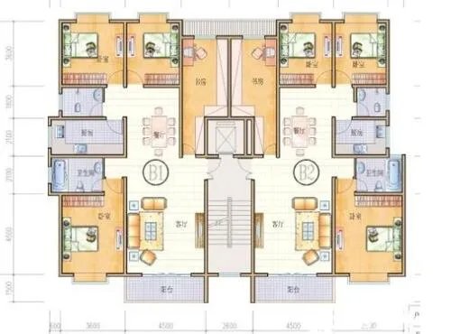 看户型图哪些墙可以拆