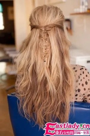 鱼尾辫怎么编 图解