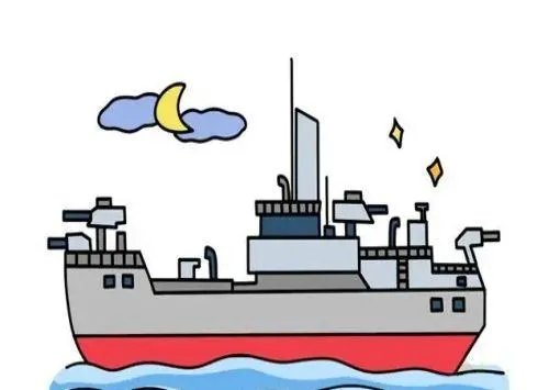 中国护卫舰怎么画