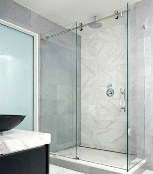 卫生间玻璃隔断效果图 让你的生活更加美妙